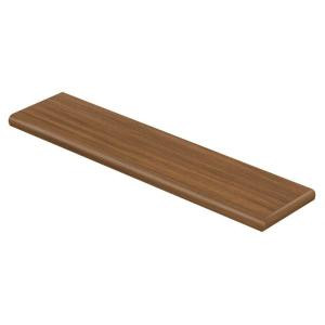 Cap A Tread Asheville Hickory 47 in. Length x 12-1/8 in. Deep x 1-11/16 in. Height Laminate Right Return to Cover Stairs 1 in. Thick-016174532 203496708