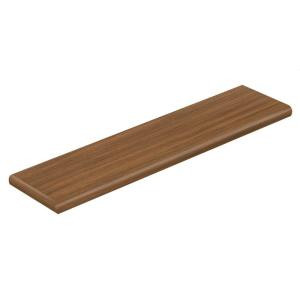 Cap A Tread Asheville Hickory 94 in. Length x 12-1/8 in. Deep x 1-11/16 in. Height Laminate Left Return to Cover Stairs 1 in. Thick-016244532 204152164