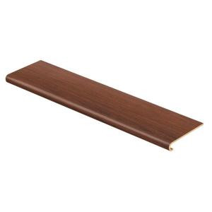 Cap A Tread Brazilian Jatoba 47 in. Long x 12-1/8 in. Deep x 1-11/16 in. Height Laminate to Cover Stairs 1 in. Thick-016071613 203804238