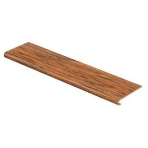 Cap A Tread Cleburne/Distressed Brown Hickory 47 in. Long x 12-1/8 in. Deep x 1-11/16 in. Tall Laminate to Cover Stairs 1 in. Thick-016071525 203496668