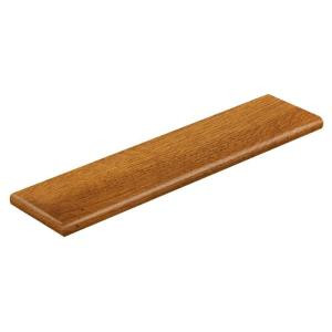 Cap A Tread Gunstock Oak 47 in. Length x 12-1/8 in. Deep x 1-11/16 in. Height Laminate Left Return to Cover Stairs 1 in. Thick-016271759 206052847