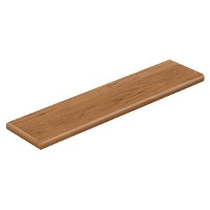 Cap A Tread Kingston Cherry 94 in. Length x 12-1/8 in. Deep x 1-11/16 in. Height Laminate Left Return to Cover Stairs 1 in. Thick-016241626 204152350