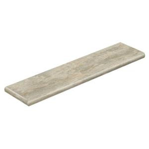 Cap A Tread Ligoria Slate 94 in. Length x 12-1/8 in. Deep x 1-11/16 in. Height Laminate Left Return to Cover Stairs 1 in. Thick-016241627 204152354