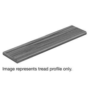 Cap A Tread Morning Snowdust 94 in. Length x 12-1/8 in. Deep x 1-11/16 in. Height Laminate Left Return to Cover Stairs 1 in. Thick-016241904 300956921