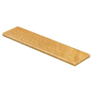 Cap A Tread Natural Oak 47 in. Length x 12-1/8 in. Deep x 1-11/16 in. Height Laminate Right Return to Cover Stairs 1 in. Thick-016171757 206053827