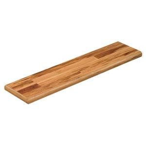 Cap A Tread Sugar House Maple 94 in. Length x 12-1/8 in. Deep x 1-11/16 in. Height Laminate Left Return to Cover Stairs 1 in. Thick-016244523 204152370