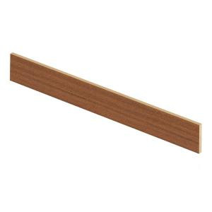 Cap A Tread Tortola Teak 47 in. Length x 1/2 in. Deep x 7-3/8 in. Height Laminate Riser to be Used with Cap A Tread-017074516 203496651