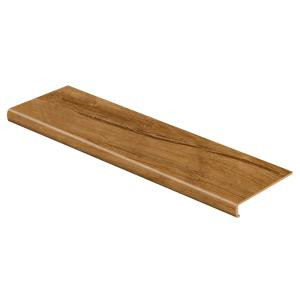 Cap A Tread Watkins Hickory 47 in. L x 12-1/8 in. D x 2-3/16 in. H Laminate to Cover Stairs 1-1/8 in. to 1-3/4 in. Thick-016A71902 300957155