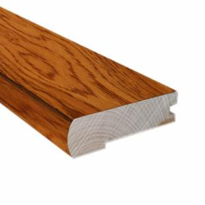Hickory Golden Rustic 0.81 in. Thick x 2.37 in. Wide x 78 in. Length Hardwood Flush-Mount Stair Nose Molding-LM6509 202745952