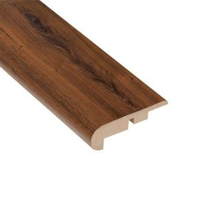 Home Legend Carmel Canyon Oak 7/16 in. Thick x 2-1/4 in. Wide x 94 in. Length Laminate Stair Nose Molding-HL1018SN 203332888