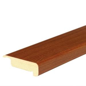 Mohawk American/Carmel 4/5 in. Thick x 2-2/5 in. Wide x 78-7/10 in. Length Laminate Stair Nose Molding-MSNP-00737 205506130
