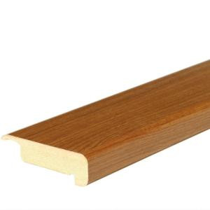 Mohawk Cinnamon Oak 4/5 in. Thick x 2-2/5 in. Wide x 78-7/10 in. Length Laminate Stair Nose Molding-MSNP-01083 205506138