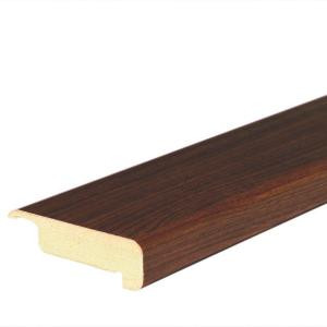 Mohawk Ebony Teak 4/5 in. Thick x 2-2/5 in. Wide x 78-7/10 in. Length Laminate Stair Nose Molding-MSNP-01080 205506137