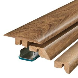 Pergo Burnished Caramel Oak/Cross Sawn Chestut 3/4 in. Thick x 2-1/8 in. Wide x 78-3/4 in. Length Laminate 4-in-1 Molding-MG001276 300504622