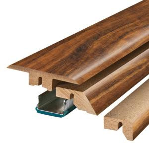 Pergo Hawaiian Curly Koa 3/4 in. Thick x 2-1/8 in. Wide x 78-3/4 in. Length Laminate 4-in-1 Molding-MG001283 300504628