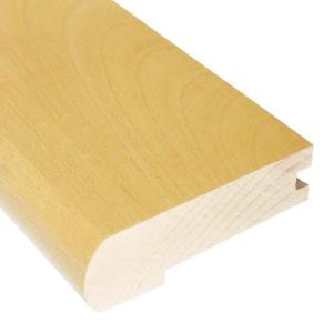 Vintage Maple Natural 0.81 in. Thick x 2-3/4 in. Wide x 78 in. Length Hardwood Flush-Mount Stair Nose Molding-LM6010 202103208