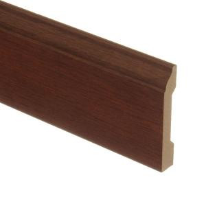 Zamma Blackened Maple 9/16 in. Thick x 3-1/4 in. Wide x 94 in. Length Laminate Wall Base Molding-013041517 203220350