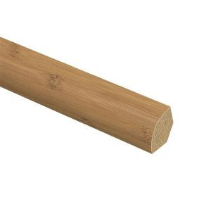 Zamma Hayside Bamboo 5/8 in. Thick x 3/4 in. Wide x 94 in. Length Laminate Quarter Round Molding-013141561 203610915