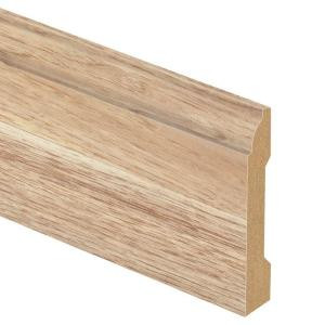 Zamma Natural Hickory 9/16 in. Thick x 3-1/4 in. Wide x 94 in. Length Laminate Wall Base Molding-013041735 205801251