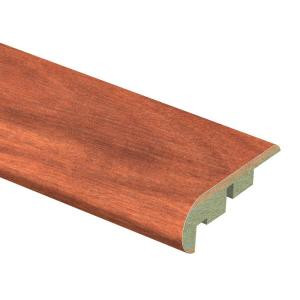 Zamma South American Cherry 3/4 in. Thick x 2-1/8 in. Wide x 94 in. Length Laminate Stair Nose Molding-013541799 206529038