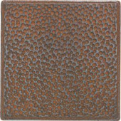 Daltile Castle Metals 4-1/4 in. x 4-1/4 in. Wrought Iron Metal Hammered Insert Wall Tile-CM0244DECOB1P 202044735