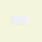 Jeffrey Court Fresh White 3 in. x 6 in. Ceramic Bevel Field Wall Tile (11 sq. ft. / case)-96059 207097958