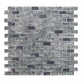Jeffrey Court TI Metallic 12 in. x 12 in. x 8 mm Glass Mosaic Tile-99324 205952797