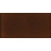 MS International Cinnamon 3 in. x 6 in. Glass Wall Tile (1 sq. ft. / case)-SMOT-GL-T-CG36 202919793