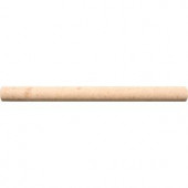 MS International Ivory 3/4 in. x 12 in. Travertine Pencil Molding Wall Tile-THDW1-MP-IVO 100664339