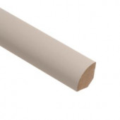 Zamma Recoatable White 5/8 in. Thick x 3/4 in. Wide x 94 in. Length Laminate Quarter Round Molding-013140324 203204367