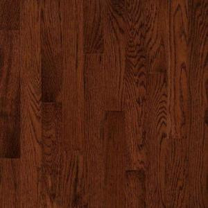 Bruce Take Home Sample - American Originals Deep Russet Oak Engineered Click Lock Hardwood Flooring - 5 in. x 7 in.-BR-655588 205386607