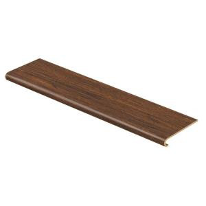 Cap A Tread Alameda Hickory 47 in. Length x 12-1/8 in. Deep x 1-11/16 in. Height Laminate to Cover Stairs 1 in. Thick-016071635 204491159