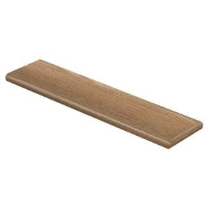 Cap A Tread Clayton Oak 94 in. Length x 12-1/8 in. Deep x 1-11/16 in. Height Laminate Right Return to Cover Stairs 1 in. Thick-016141595 204152554