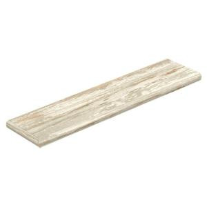 Cap A Tread Coastal Pine 94 in. Length x 12-1/8 in. Deep x 1-11/16 in. Height Laminate Left Return to Cover Stairs 1 in. Thick-016241623 204152326