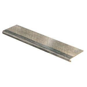 Cap A Tread Grey Cross Sawn Oak 47 in. Length x 12-1/8 in. Deep x 1-11/16 in. Height Laminate to Cover Stairs 1 in. Thick-016071763 206042542