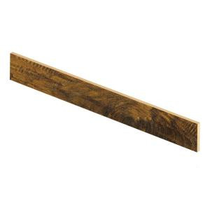 Cap A Tread Light Hickory 47 in. Length x 1/2 in. Depth x 7-3/8 in. Height Laminate Riser to be Used with Cap A Tread-017071765 206038791