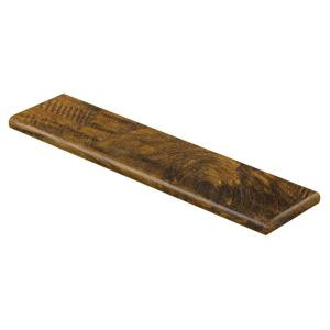 Cap A Tread Light Hickory 94 in. Length x 12-1/8 in. Depth x 1-11/16 in. Height Laminate Right Return to Cover Stairs 1 in. Thick-016141765 206038759