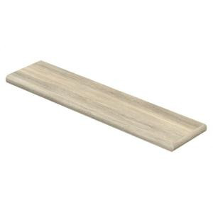Cap A Tread Maui Whitewashed Oak 47 in. Long x 12-1/8 in. Deep x 1-11/16 in. Tall Laminate Right Return to Cover Stairs 1 in. Thick-016171593 203800910