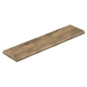 Cap A Tread Mediterranean Olive 94 in. Length x 12-1/8 in. D x 1-11/16 in. Height Laminate Left Return to Cover Stairs 1 in. Thick-016241656 205380652