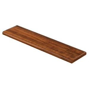 Cap A Tread Perry Hickory 94 in. Length x 12-1/8 in. Deep x 1-11/16 in. Height Laminate Right Return to Cover Stairs 1 in. Thick-016141576 204152466
