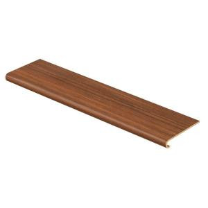 Cap A Tread Peruvian Mahogany 47 in. Length x 12-1/8 in. Deep x 1-11/16 in. Height Laminate to Cover Stairs 1 in. Thick-016071542 203496717