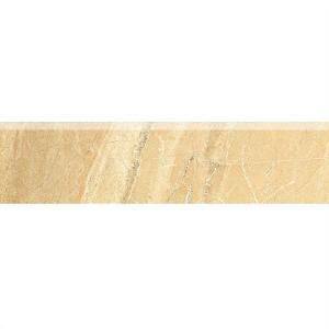 Daltile Ayers Rock Golden Ground 3 in. x 13 in. Glazed Porcelain Bullnose Floor and Wall Tile-AY02S43E91P1 203719428
