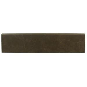 Daltile Concrete Connection Eastside Brown 3 in. x 13 in. Porcelain Bullnose Floor and Wall Tile-CN94S43E91P1 202624025