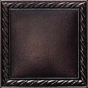 Daltile Ion Metals Oil Rubbed Bronze 4-1/4 in. x 4-1/4 in. Composite of Metal Ceramic and Polymer Rope Accent Tile-IM0344DECO1P 203719610