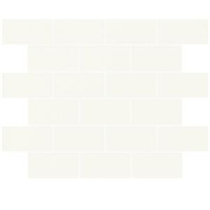 Daltile Rittenhouse Square Almond 12 in. x 12 in. x 6 mm Ceramic Mosaic Wall Tile-013524BJMS1P2 203719338