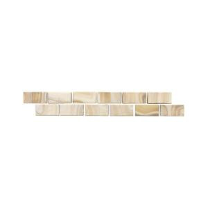 Daltile San Michele Dorato 2 in. x 12 in. Glazed Porcelain Floor Decorative Accent Floor and Wall Tile-SI51212DECO1P 202668331