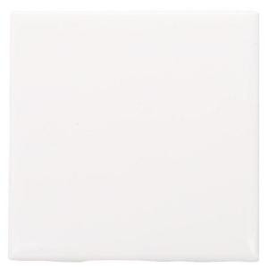 Daltile Semi-Gloss White 4-1/4 in. x 4-1/4 in. Ceramic Wall Tile (12.5 sq. ft. / case)-0100441P4 202627024
