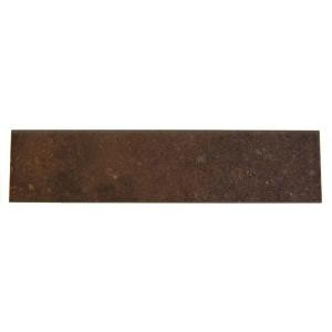 Daltile Terra Antica Rosso 3 in. x 12 in. Porcelain Surface Bullnose Floor and Wall Tile-TA02P43C91P1 202624045