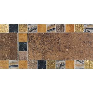 Daltile Terra Antica Rosso 6 in. x 12 in. Porcelain Decorative Accent Floor and Wall Tile-TA02612DECO1PS 202624043