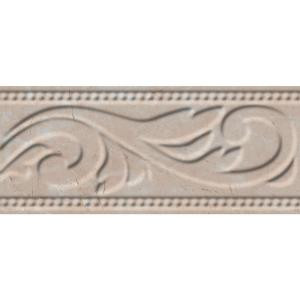ELIANE Delray L-1 Beige 3 in. x 8 in. Ceramic Listello Wall Tile-8031087 206866513